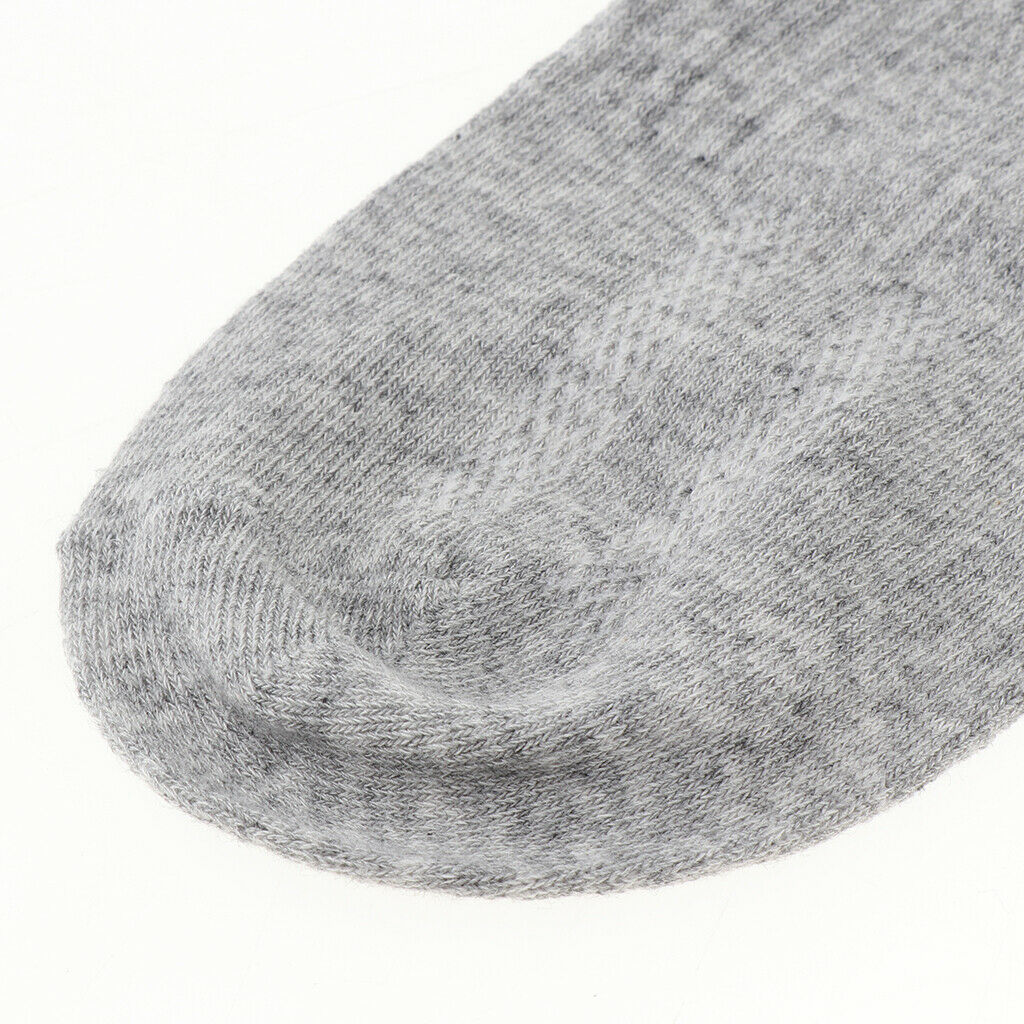 Low Cut Ankle Socks No Show Casual Cotton Socks Antibacterial Men Gray