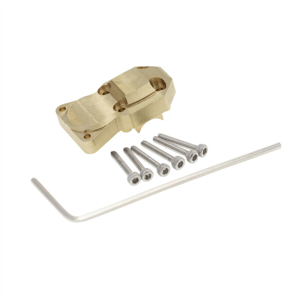 1Kit For Racing Brass Diff Cover Axial SCX24 SXTF12CH Worm gear Axles