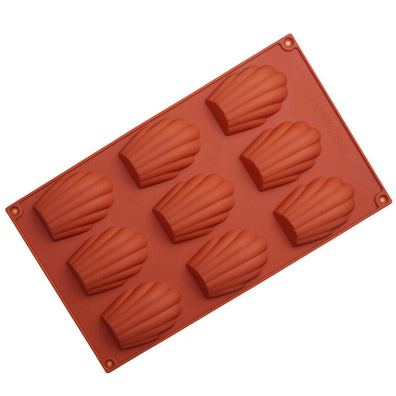 9-cavity Shell Cake Mold Homemade Baking Biscuit Mold Chocolate Mold Baki.l8