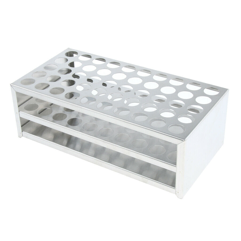 Detachable Centrifuge Tube Rack Stainless Steel 50Holes 21mm dia