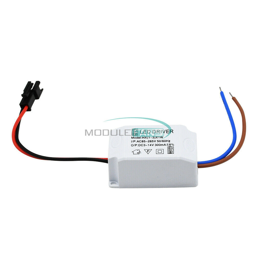 AC 85V-265V to DC 12V LED Electronic Transformer Power Supply Driver 3X1W