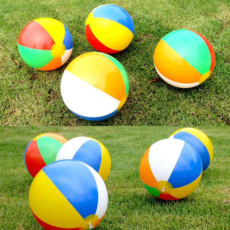 1Pcs Beach Pool Ball Inflatable Aerated Air Stress Water Educational Toys XC