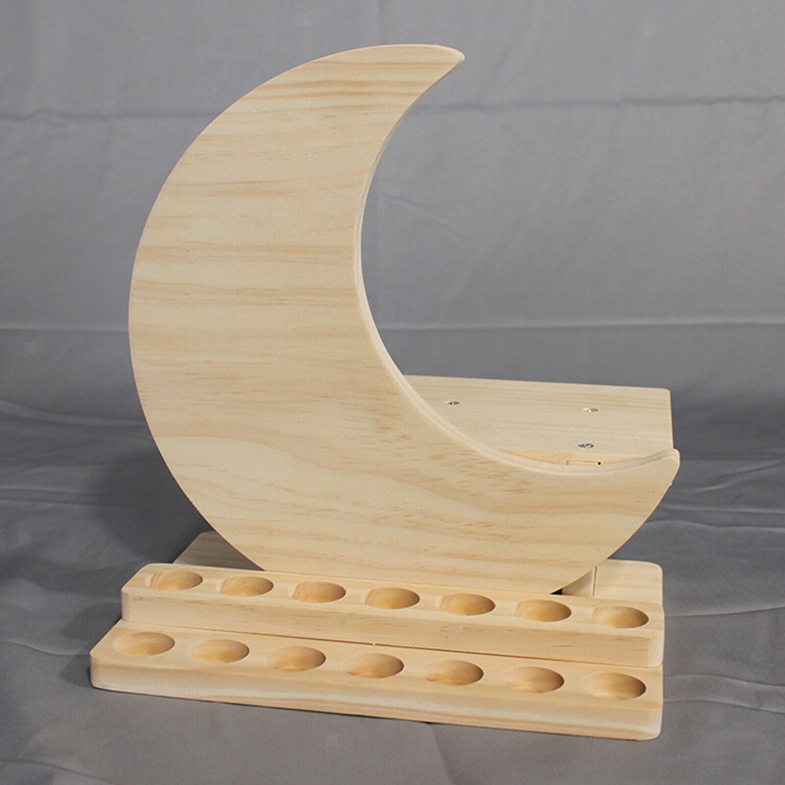 14 Slots Essential Oils Display Stand Storage Rack Holds 5/10/15ml Bottles