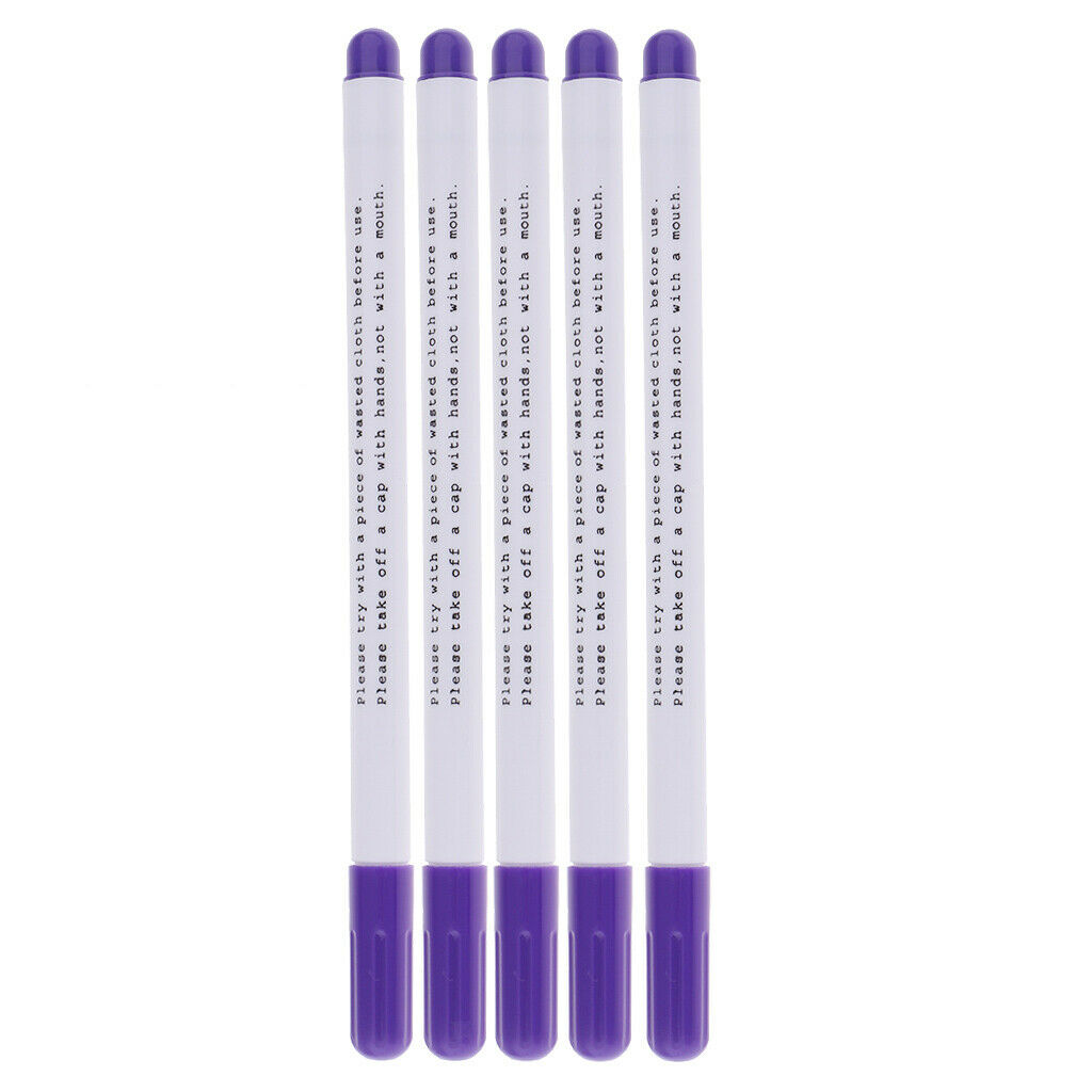 10Pcs Water Erasable Marking Pens Cross Stitch Craft Tool For Fabric Textile