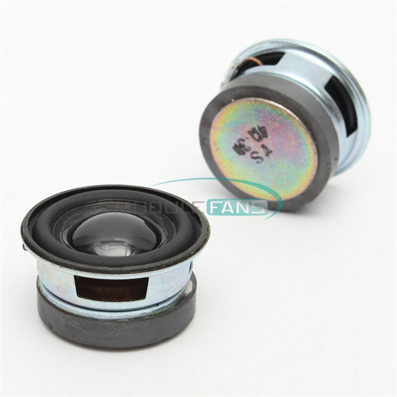 2pcs 4 Ohm Acoustic Speaker 3W 40mm Speaker 36mm Magnetic Outdoor Black PU Hat