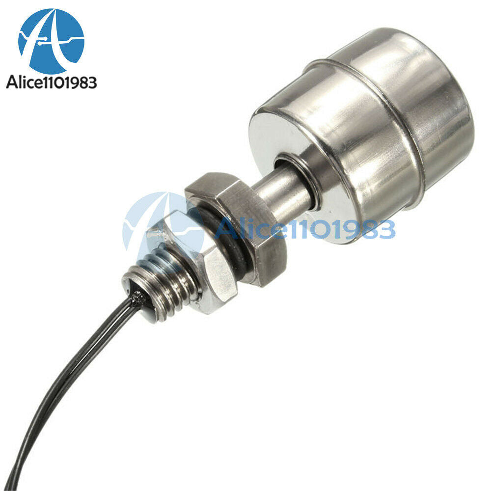 2PCS 45mmMINI Indicator Vertical Water Level Sensor Stainless Steel Float Switch