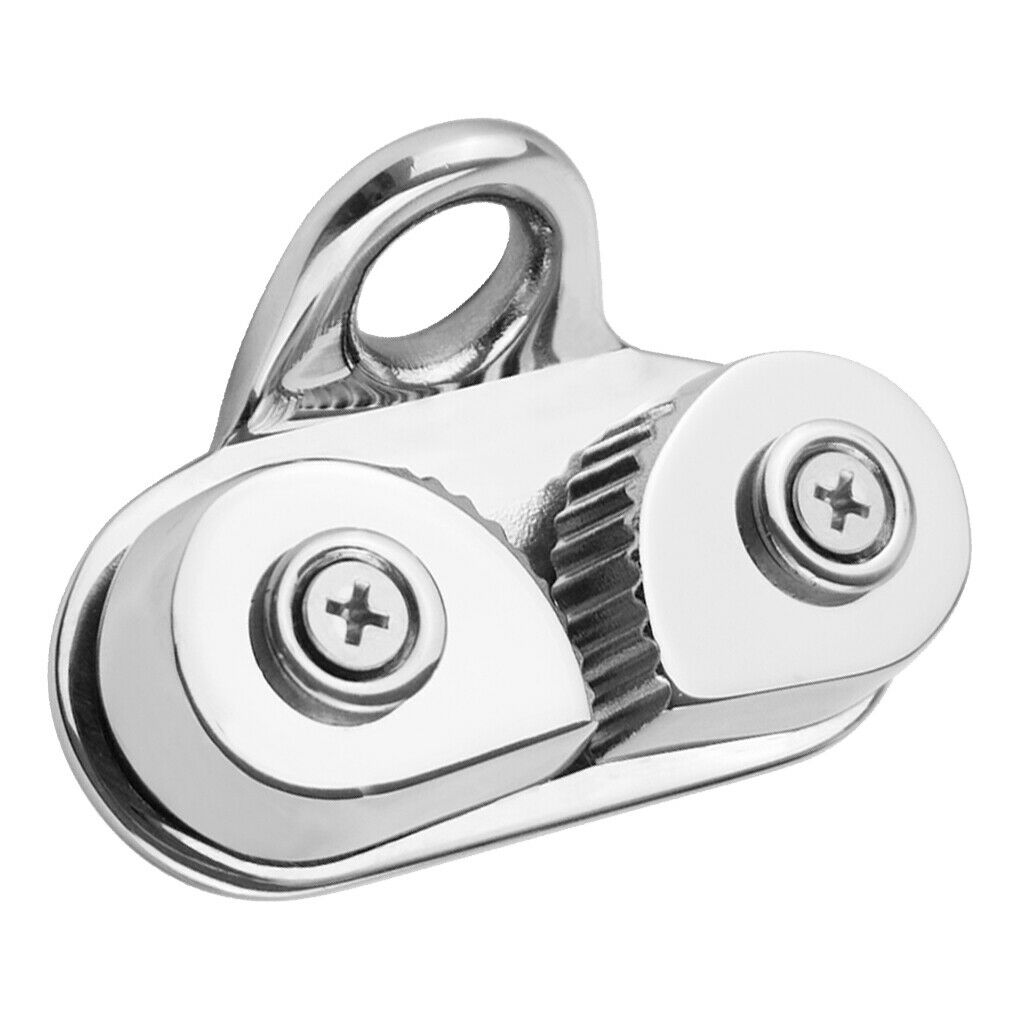 Marine Sailboat Cam Cleat w/ Leading Ring Rope Cleat for 3-15mm Line Rope
