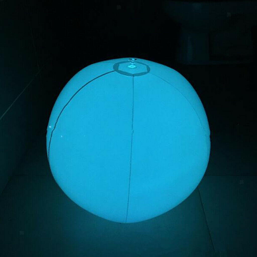 Inflatable Luminous LED Pool Beach Balls For Garden Decoration In The Pool