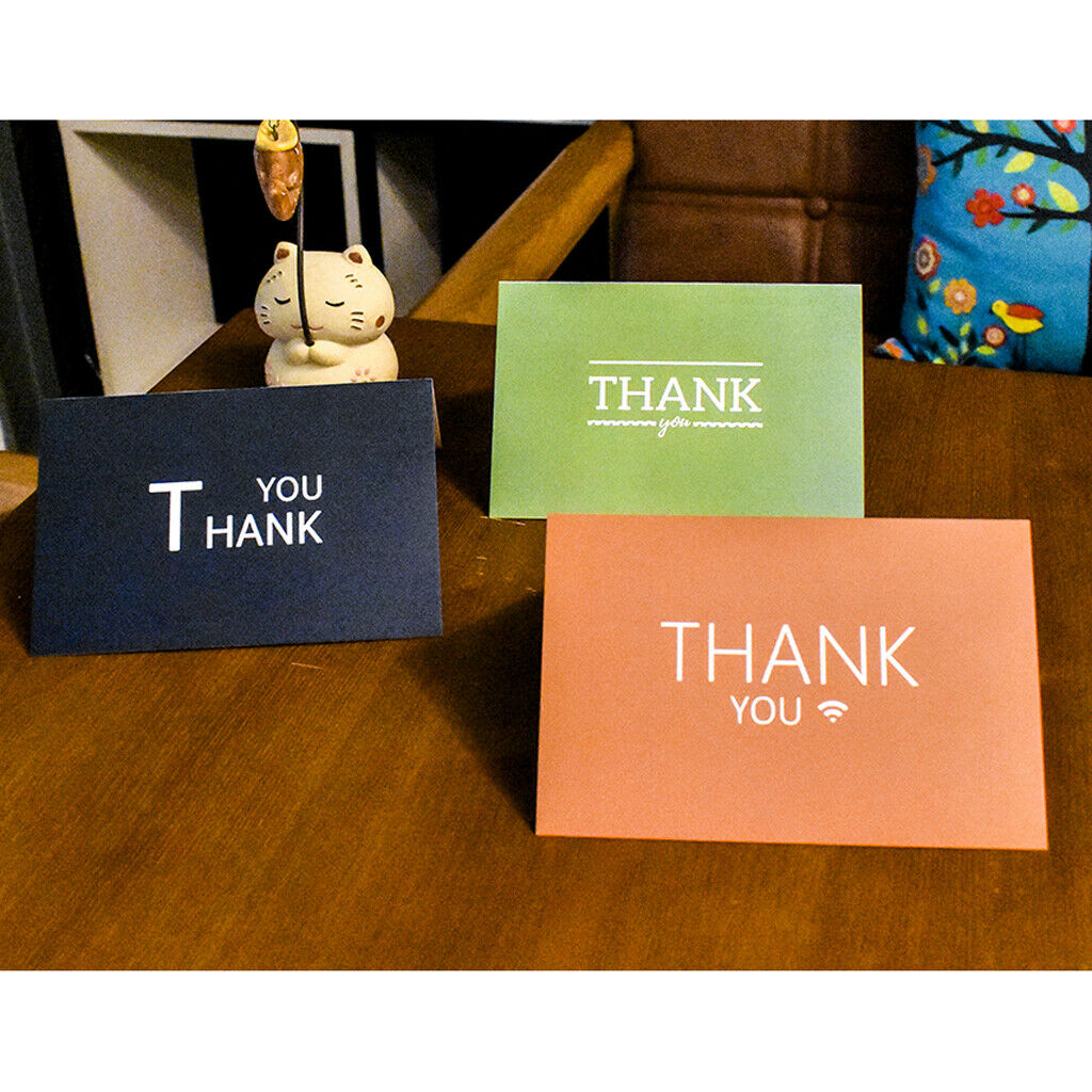 6 Sets Of Thank You Cards With Envelopes