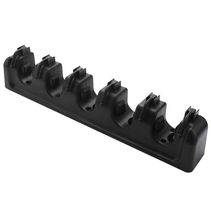 Broom Holder and Garden Tool Organizer for Rake or Mop Handles Up (Black) I4E8E8
