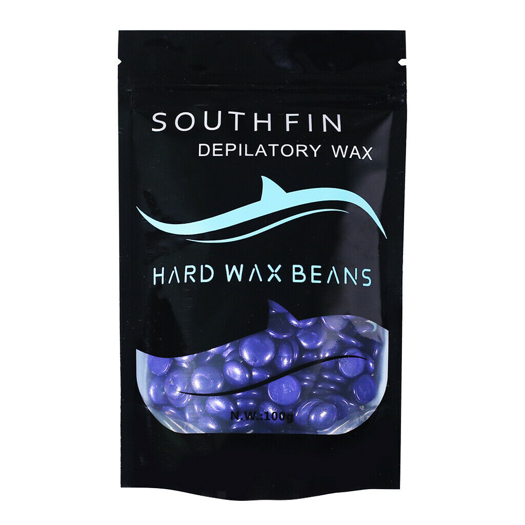 2 Pcs 100g Hard Wax Beads Women Men Hair Removal Depilatory Waxing Beans