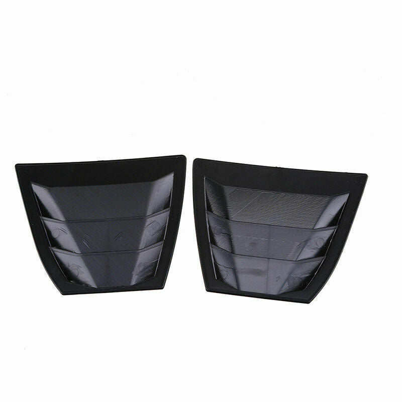 Pair Window Scoop Louvers Cover Matte Black Fits Mazda 3/Axela Sedan 2014-2021