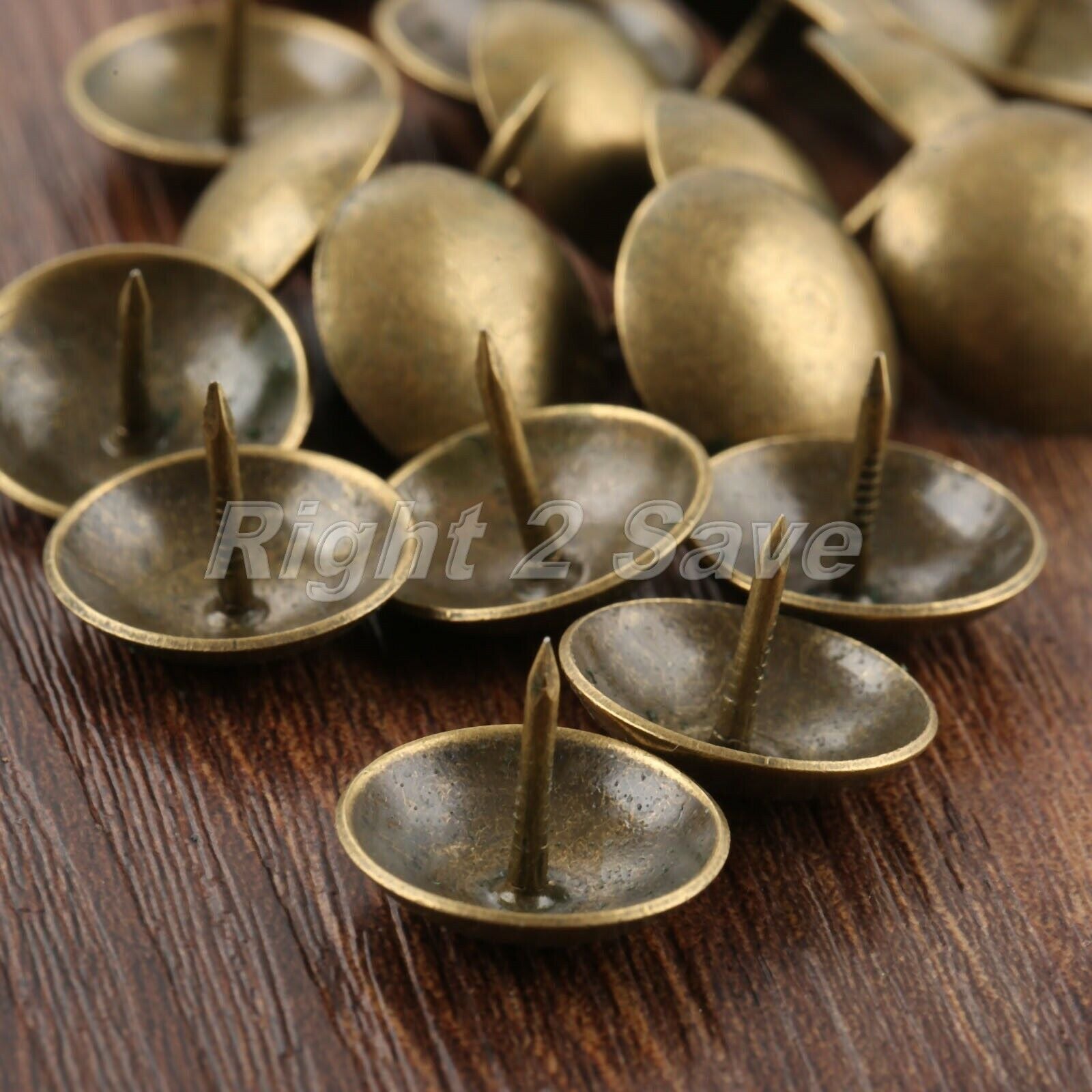 20pc Upholstery Nails Tacks Wood Jewelry Box Decor Furniture Hardware Studs 18mm
