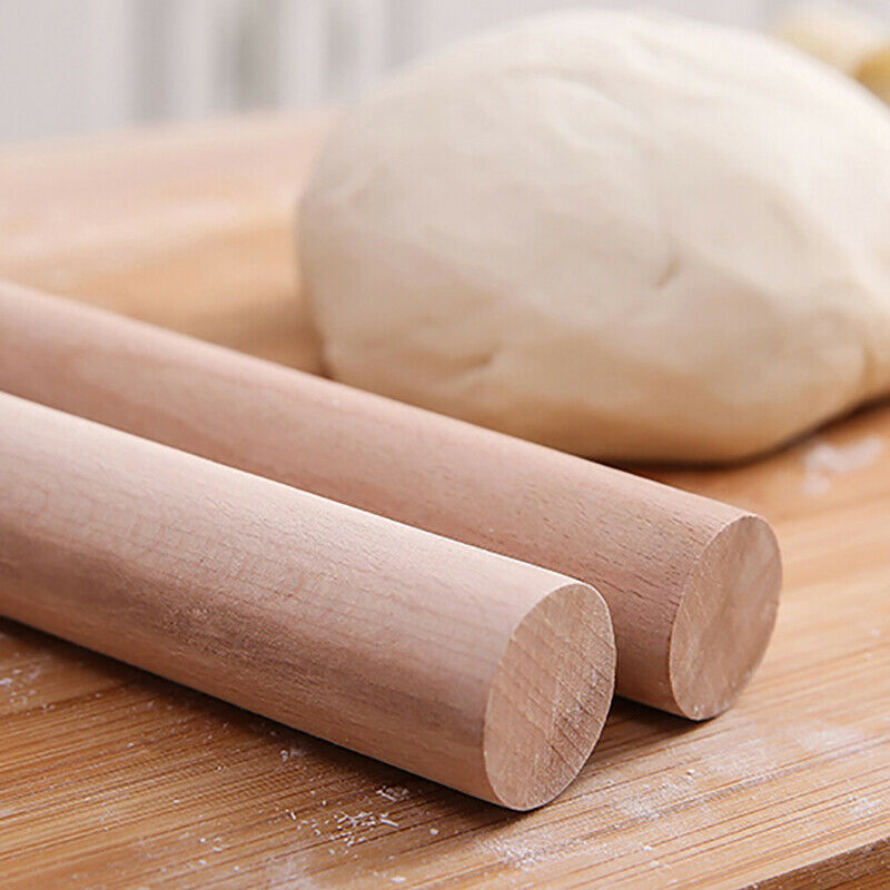 With scale Solid wood rolling stick Cake pie noodles rolling Pins Dough R.l8