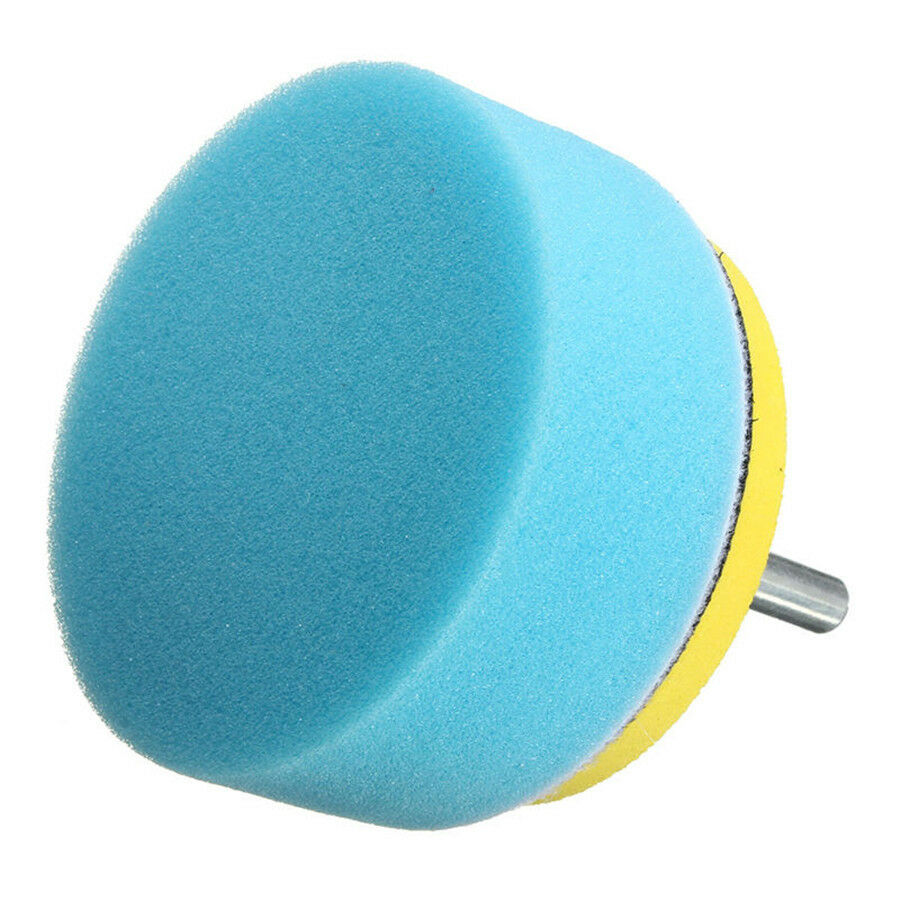 19Pcs 80mm Sponge Polishing For Buff Pad Kit w/ Drill Adapter For Car Polisher