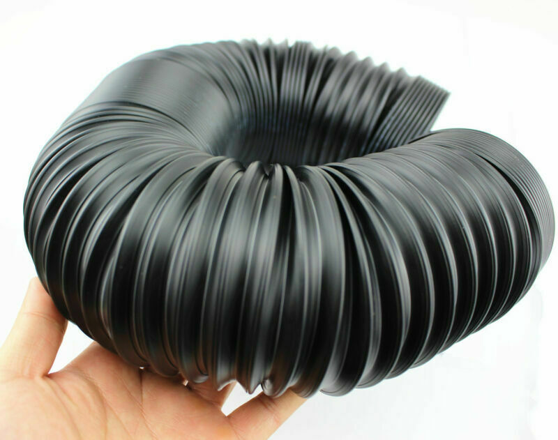 Car Cold Air Intake Duct Turbo Piping Tube 3" Inlet Flexible Adjustable Hose