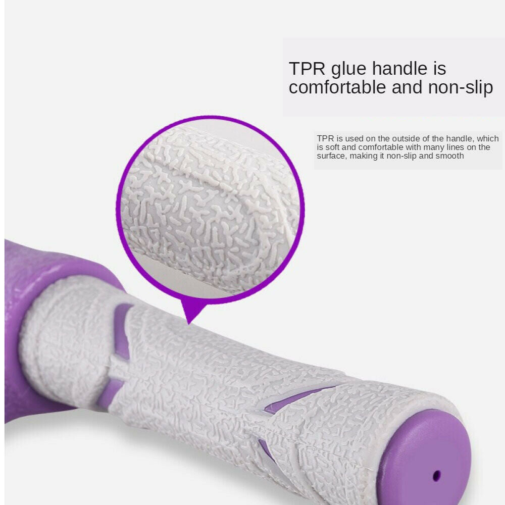Pedal Pull Rope Resistance Exercise Yoga Fitness Equipment Sit-up Purple