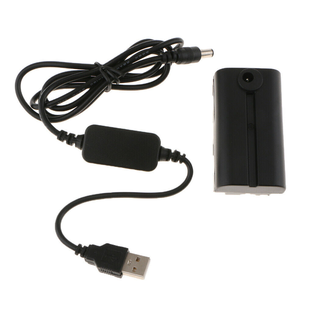 NP-F550/NP-F990 Dummy Battery+USB Cable for Yongnuo   LED Video Light