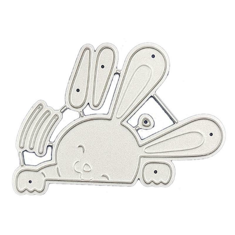 Rabbit Metal Cutting Dies Stencil DIY Scrapbooking Album Paper Template