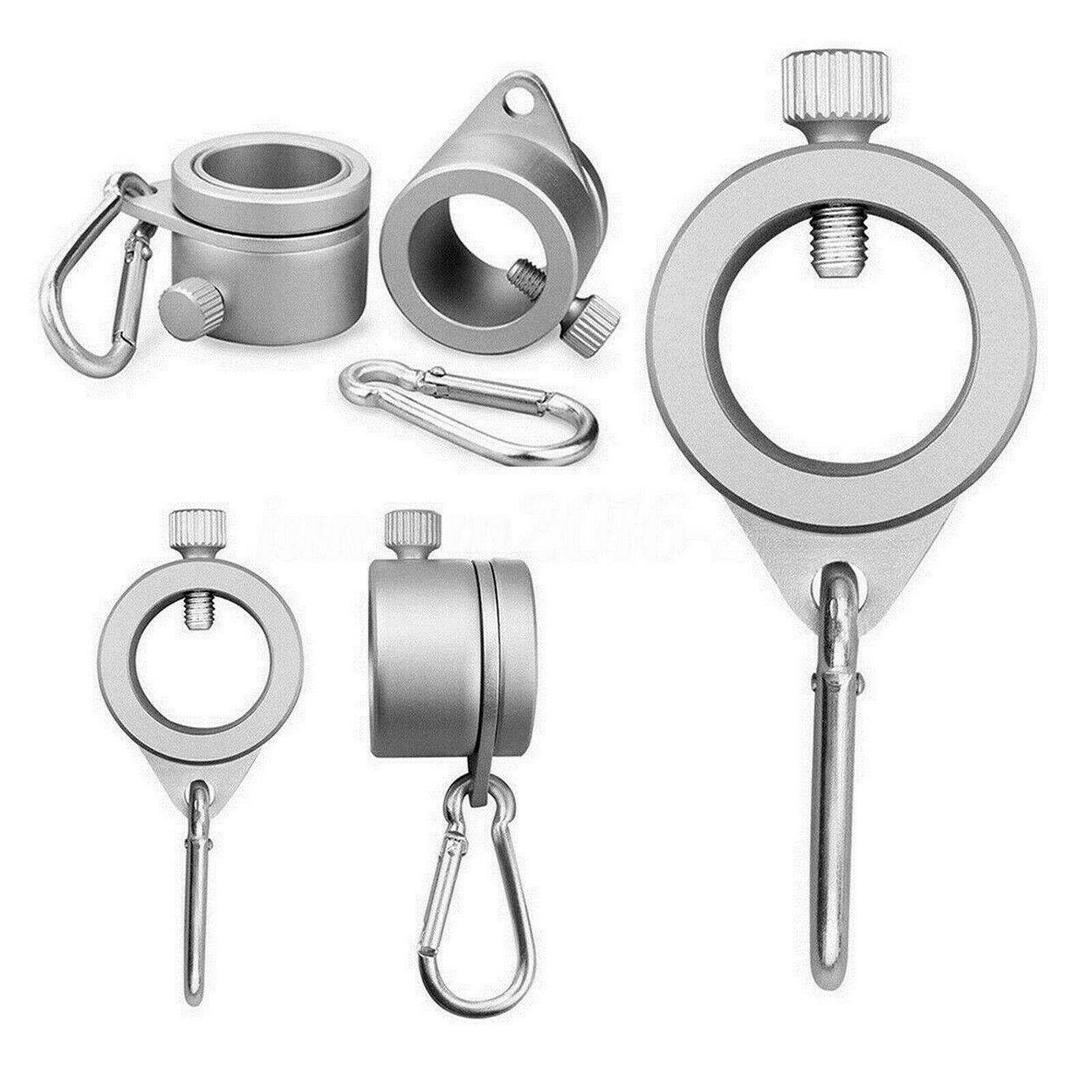 Aluminum Alloy Flag Pole Rings Clip for 1 inch Dia. Mounting Attachments