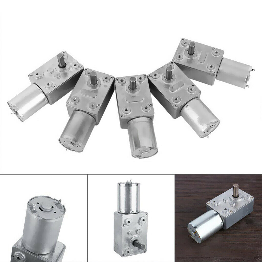 4pcs 12V Gear Reduction Motor Micro DC Gear Motor Direct Current Motor 10RPM