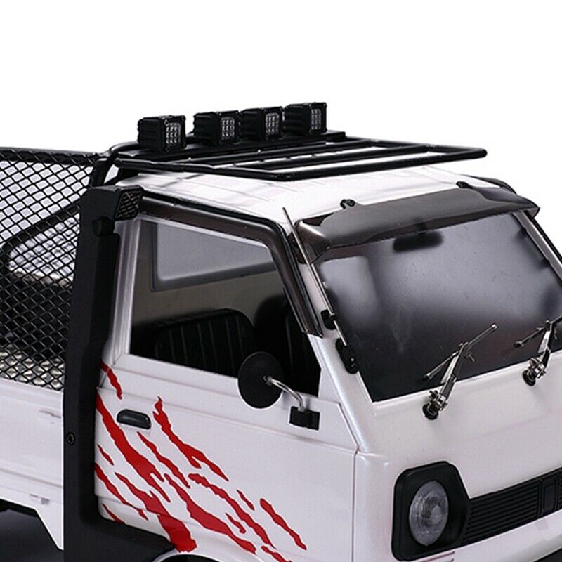 D12 Front Sun Visor Rain Shield Shade Board Decoration Accessories for WPL DH3X5