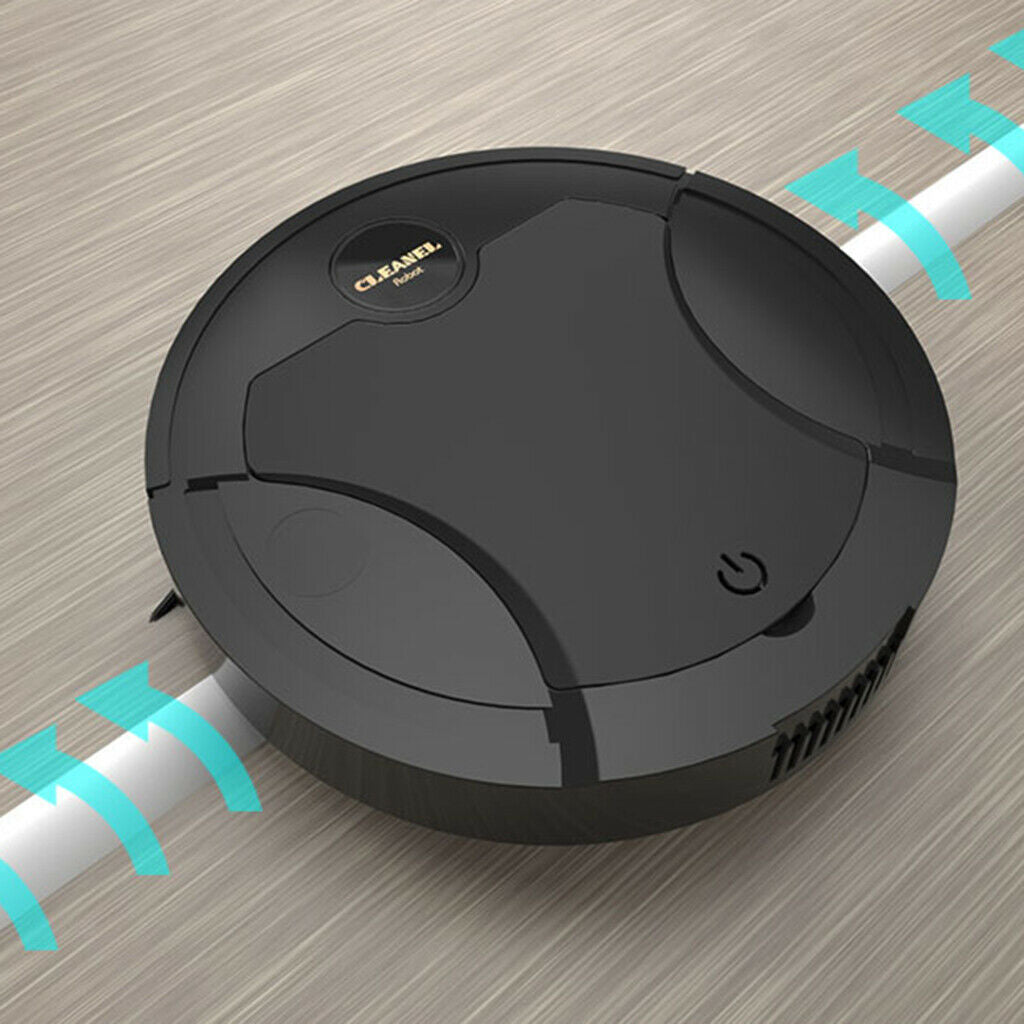 Smart Home Sweep Vacuum Cleaner Floor Sweeper w/ Spray Humidification Black