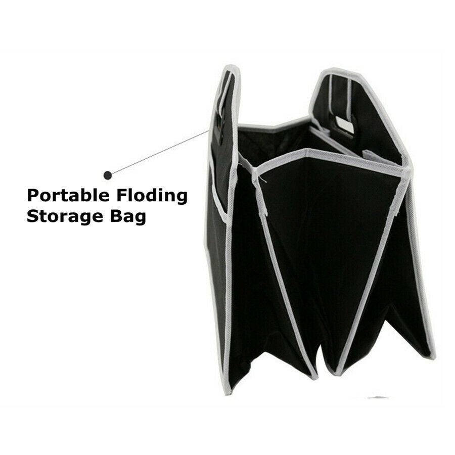 Non-woven Fabric Car Truck Portable Organizer Folding Storage Bag Case 3-Section
