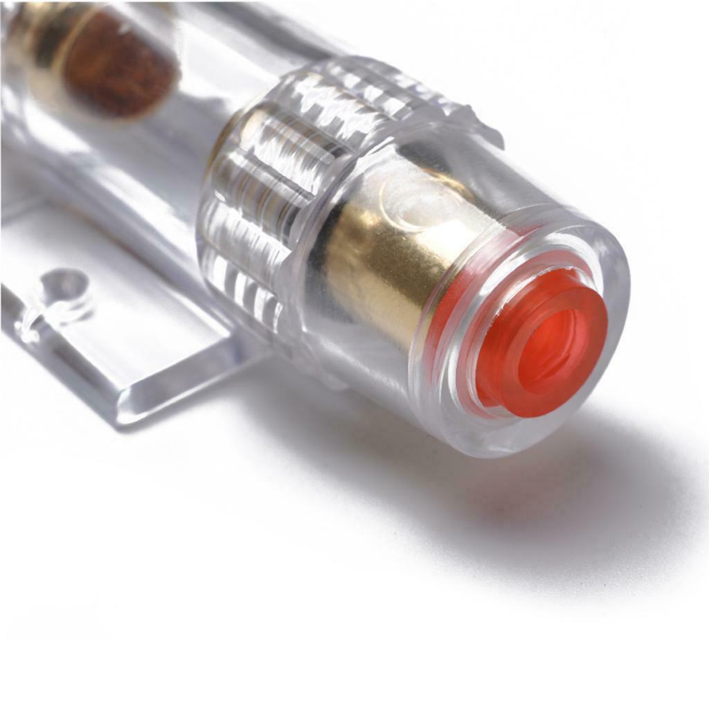 Car Audio Inline 4 or 8 Gauge AWG AGU Fuse Holder Box With 100 Amp Fuse