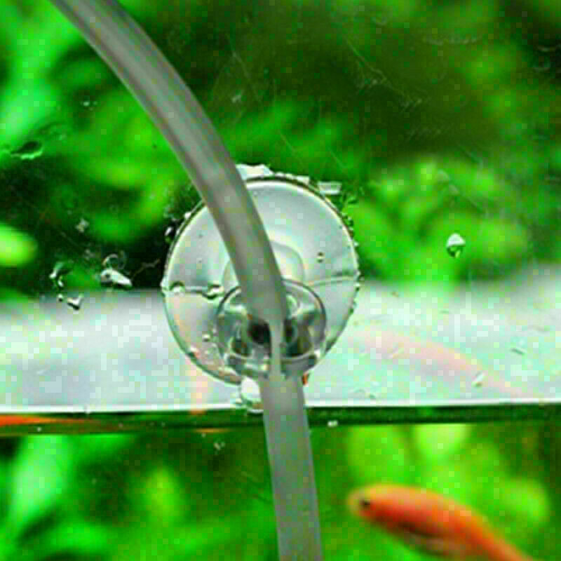 Aquarium Sucker Suction Cup For 4/6mm Air Line Pipe Holder Tube Wire O7T5