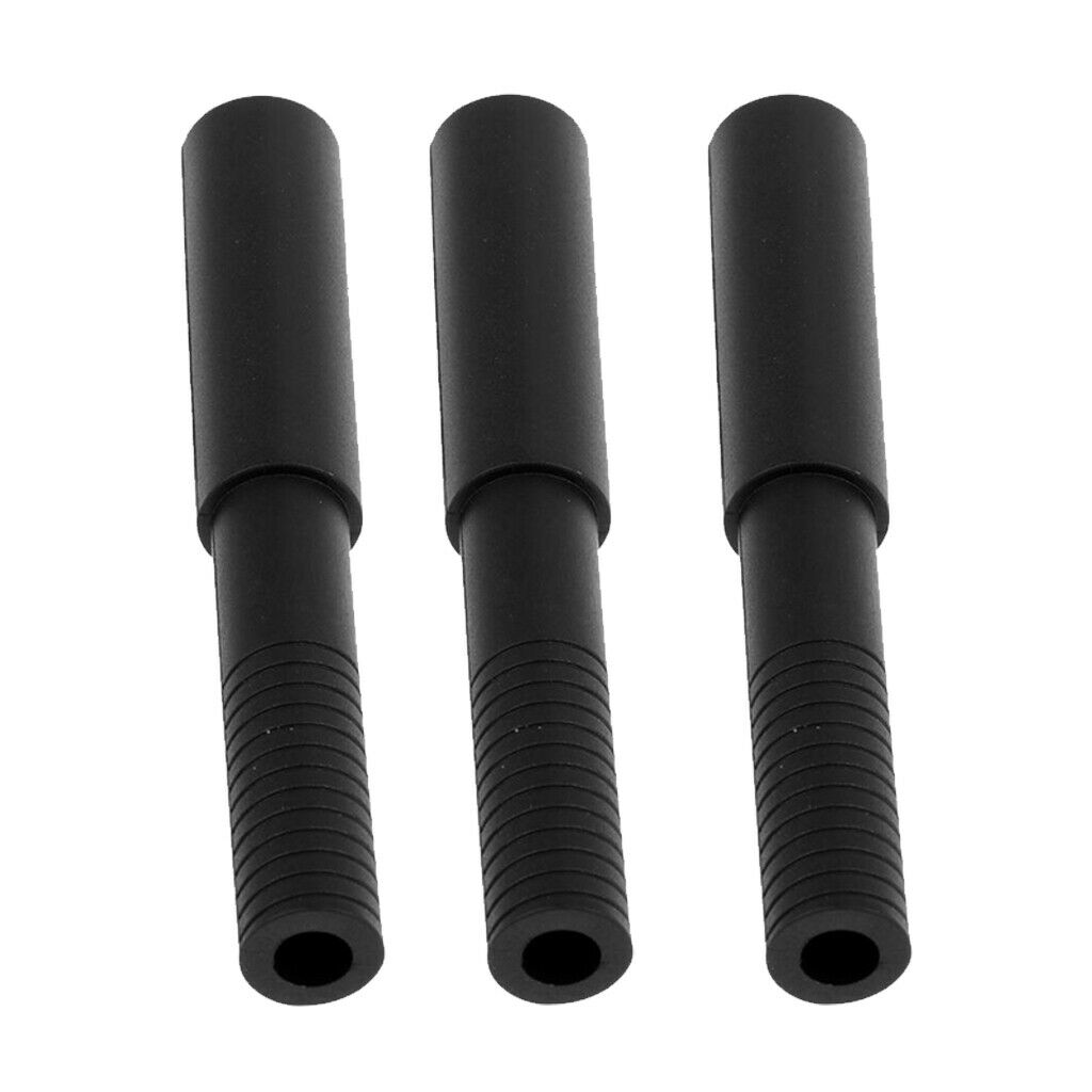 3Pack 4inch Golf Shaft Extension Extender Rod for Irons Wood Putters Black