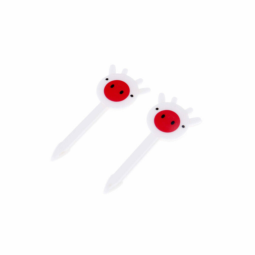 10x Cute Animal Fruit Forks Dessert Fork Toothpick Kids Tableware Food Pi.l8