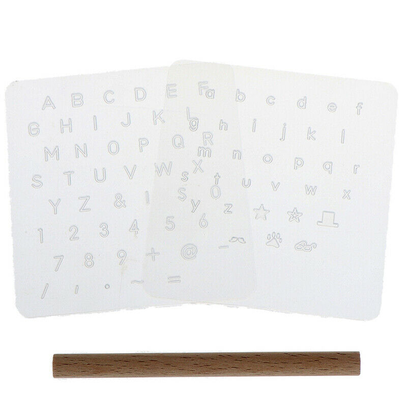 Durable 3pcs DIY Leather Craft Tool Capital Lowercase Stamping Set Punch .l8