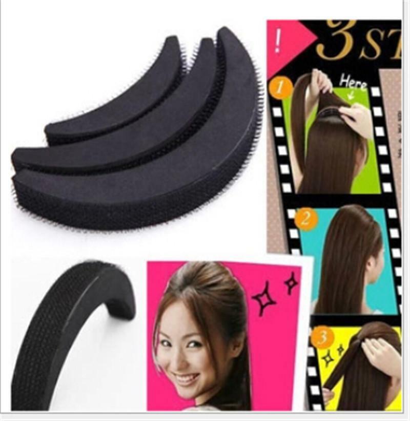 3 Different Size Women Volume Hair Base DIY Bump Styling Insert Decoratio.l8