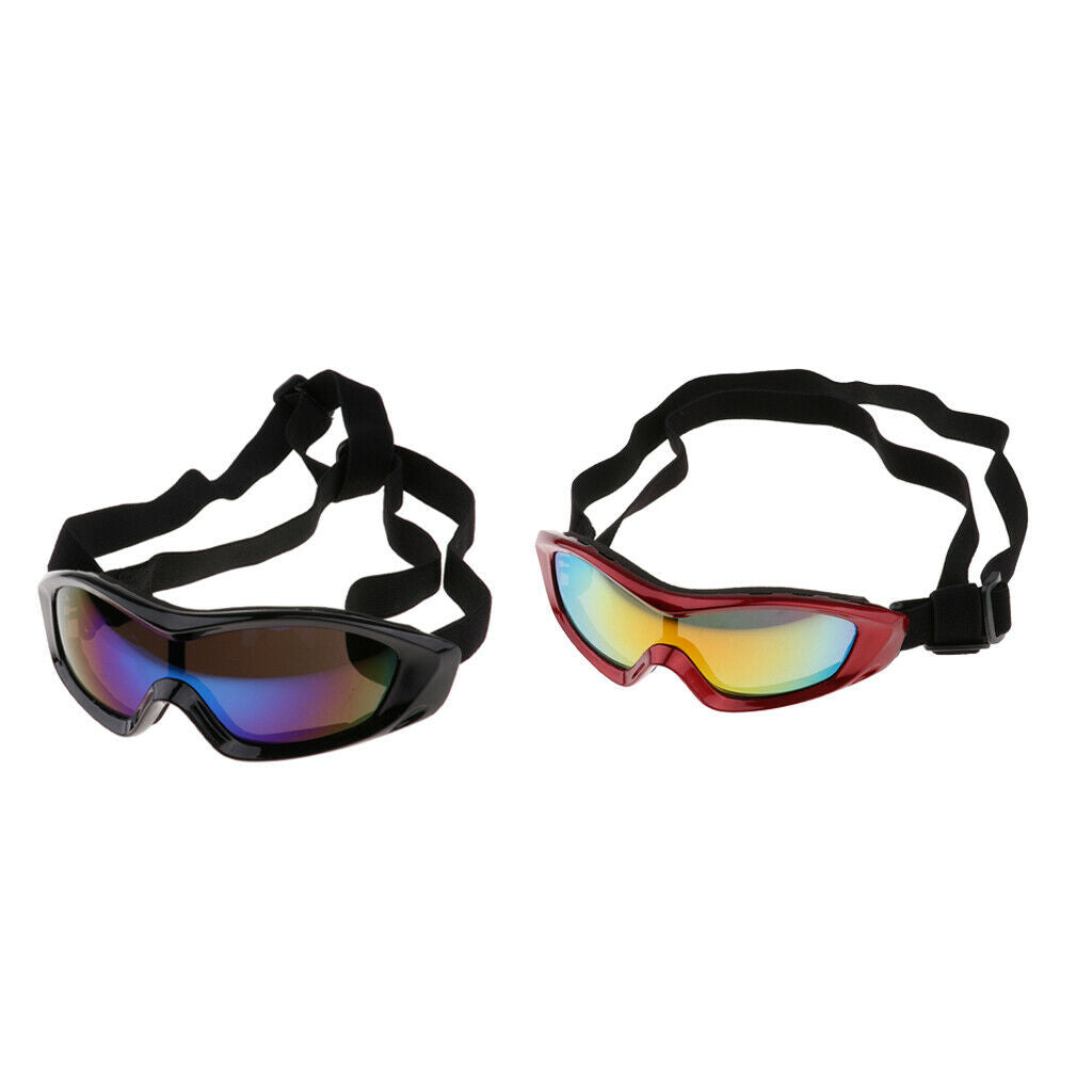 Pack of 2 Windproof Anti-UV Dogs Sunglasses Dogs Sunglasses For Medium Dog