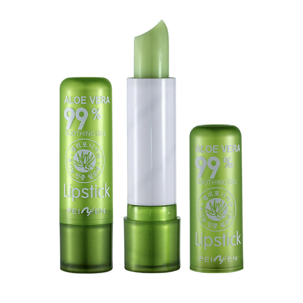 1PC Aloe Vera Lipstick Color Mood Changing Long Lasting Moisturizing Lipstick