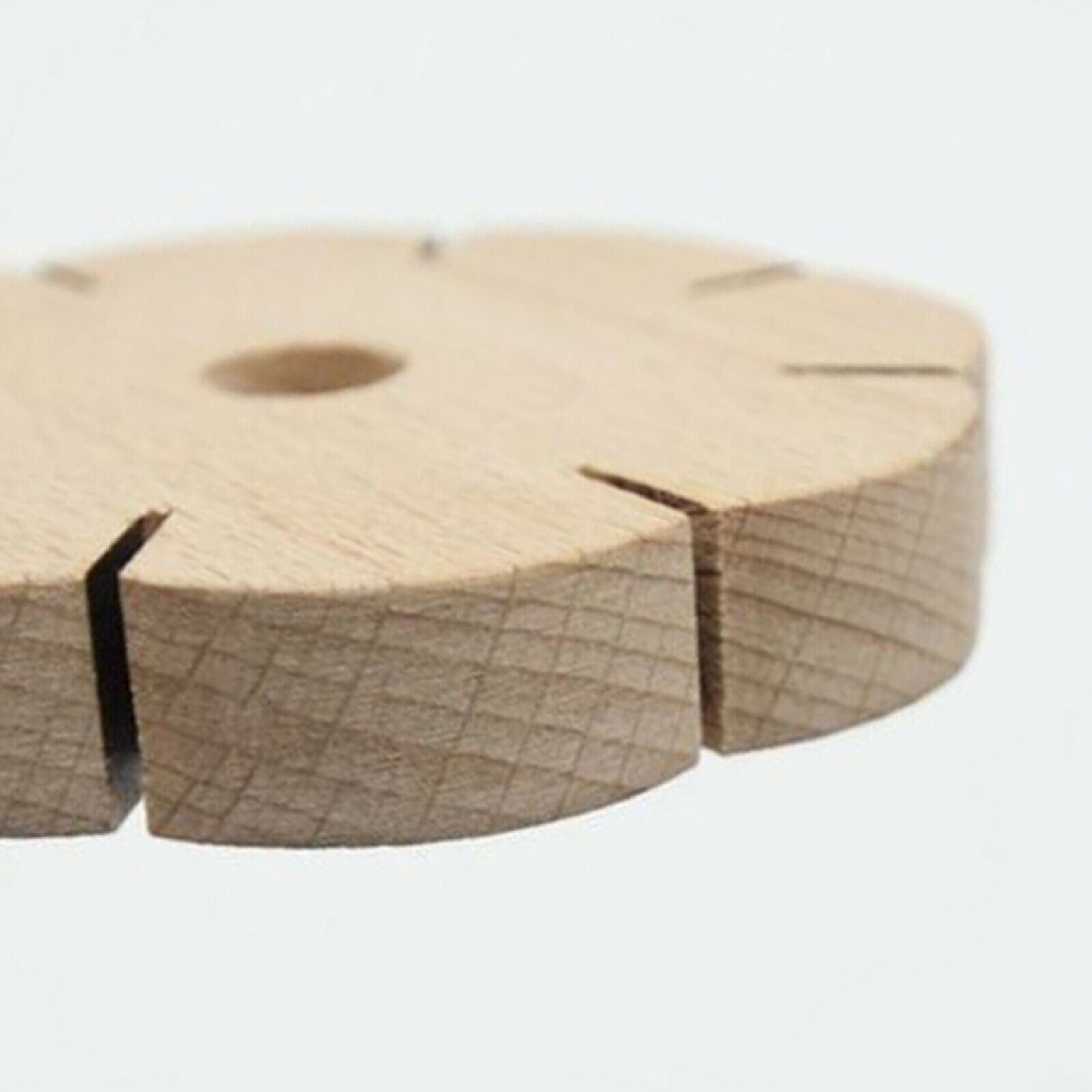 Braiding DiskRound Disc Wooden Plate for Braid Art Thread Hair Bracelet