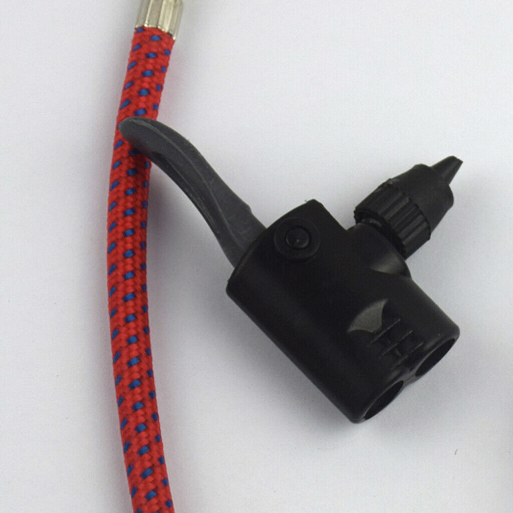 2pcs Nylon Pump Dual Head Adapter Extension Hose Tube Nozzle Pump Accessories