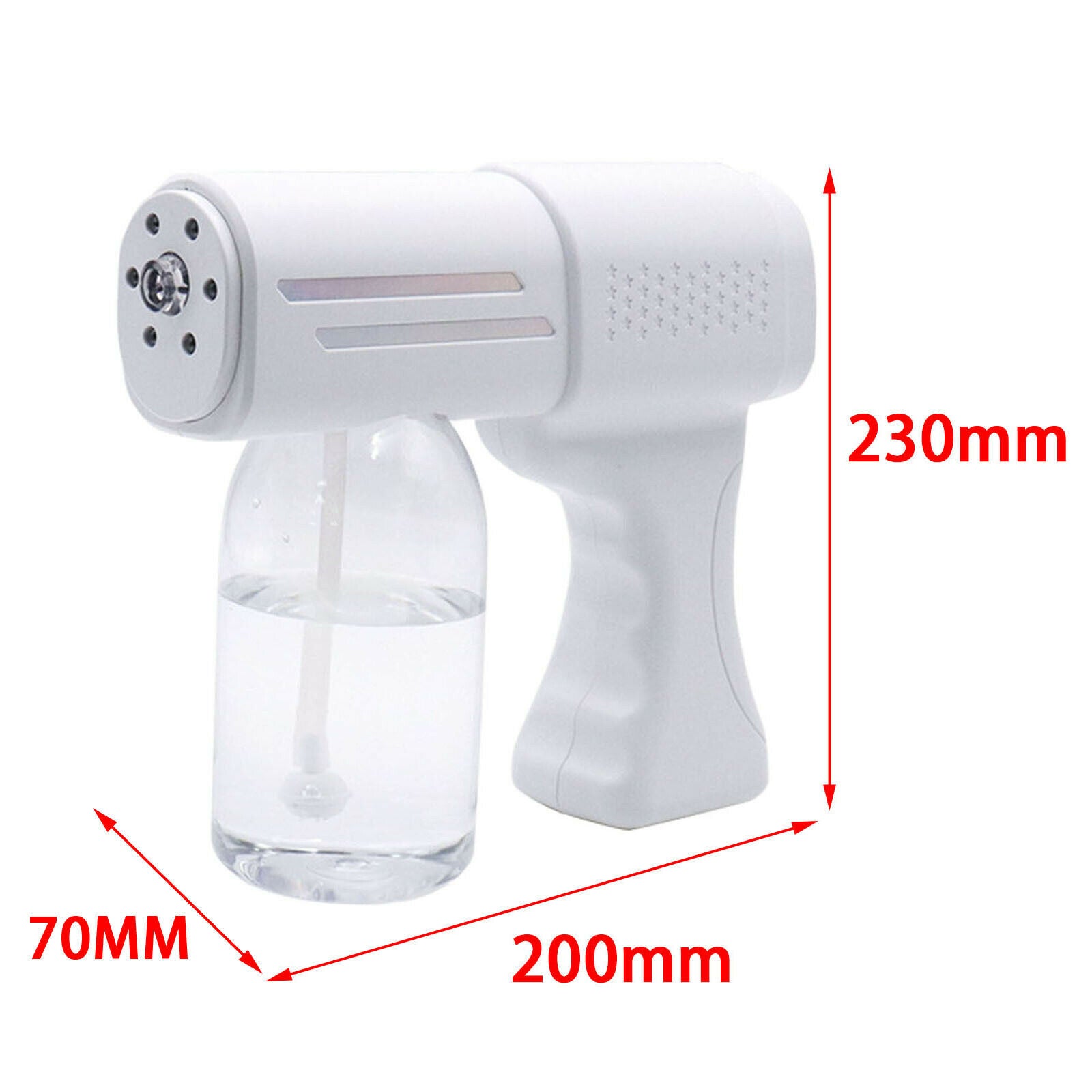 Blue Light Sanitizer Nano Sprayer Steam Gun Electric Cordless Fogger Machine