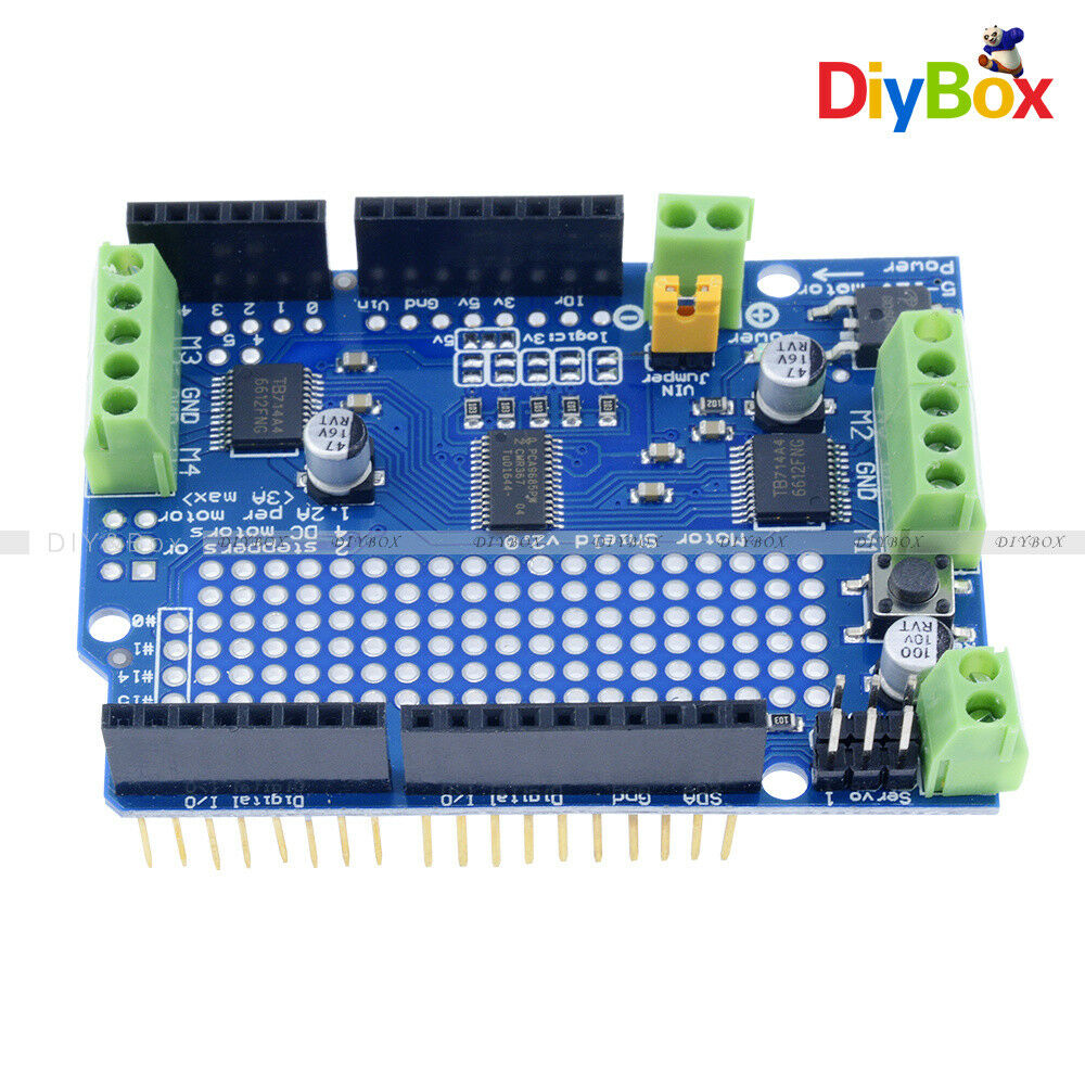 TB6612 Stepper Motor PCA9685 Servo Driver Shield V2 For Arduino Robot PWM I2C