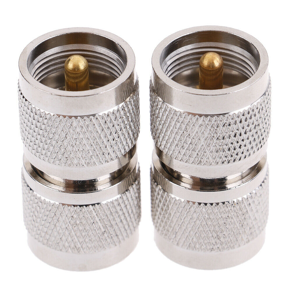 1x N Male plug to UHF PL-259 PL259 Male straight radio RF adapter connectJFADD
