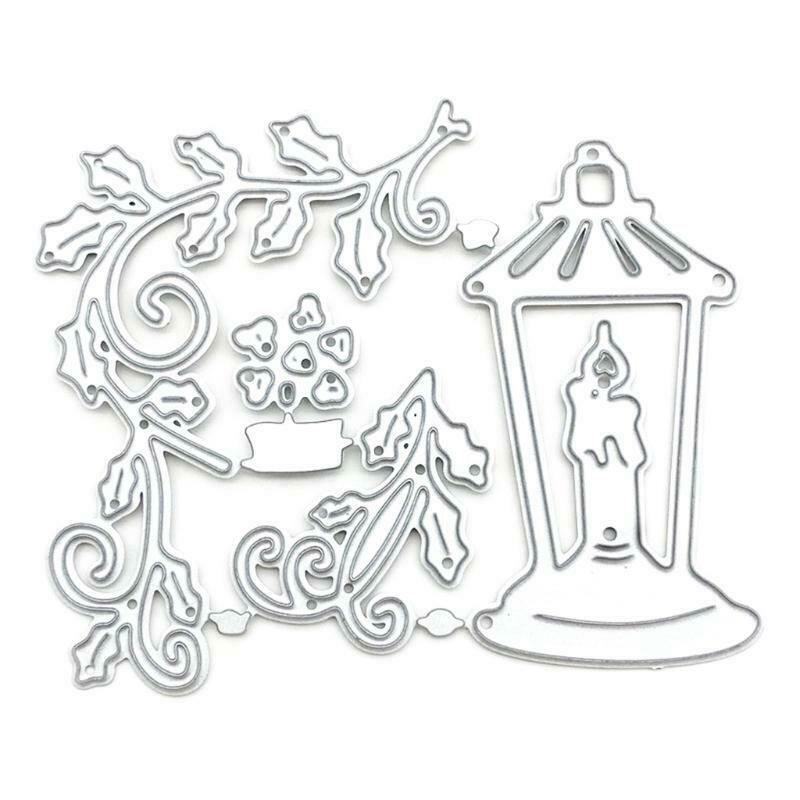 Vine Candlestick Lamp Carbon Steel Cutting Dies DIY Scrapbooking Photo Album
