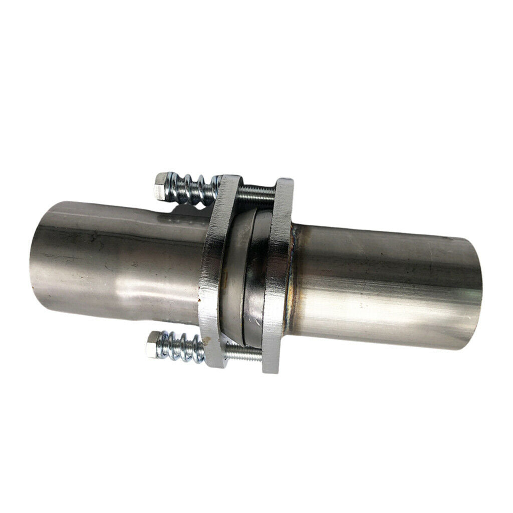 2.5" ID Stainless Exhaust Spherical Joint Spring Bolt Flange Pipe Repair