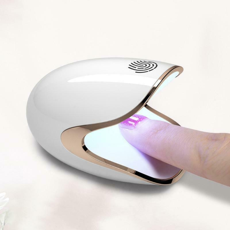 Portable 6W LED Lamp Nail Dryer 3 LEDs UV Nails for Drying Gel Polish Manicure