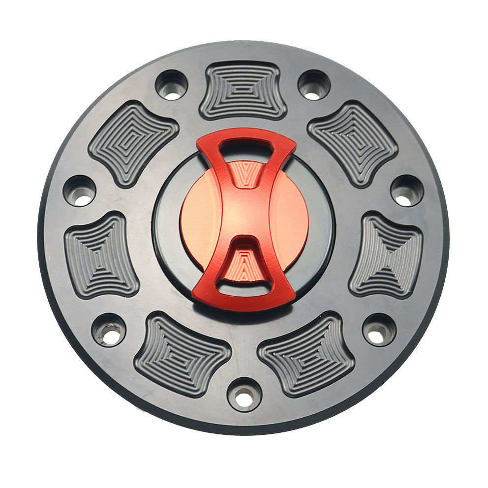 Red Bow-tie Gas Fuel Tank Cap Cover For Kawasaki ZX-11 ZXR400 Ninja ZX 6R/9R ZZR