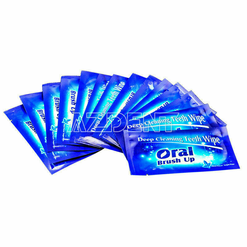 Finger Deep Cleaning Teeth Wipe Teeth Whitening Brush Up Wipes 1 PCS