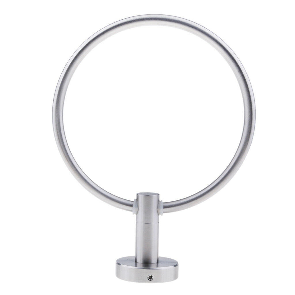 Stainless Steel Towel Ring Holder Wall Mounted for Bathroom Washroom