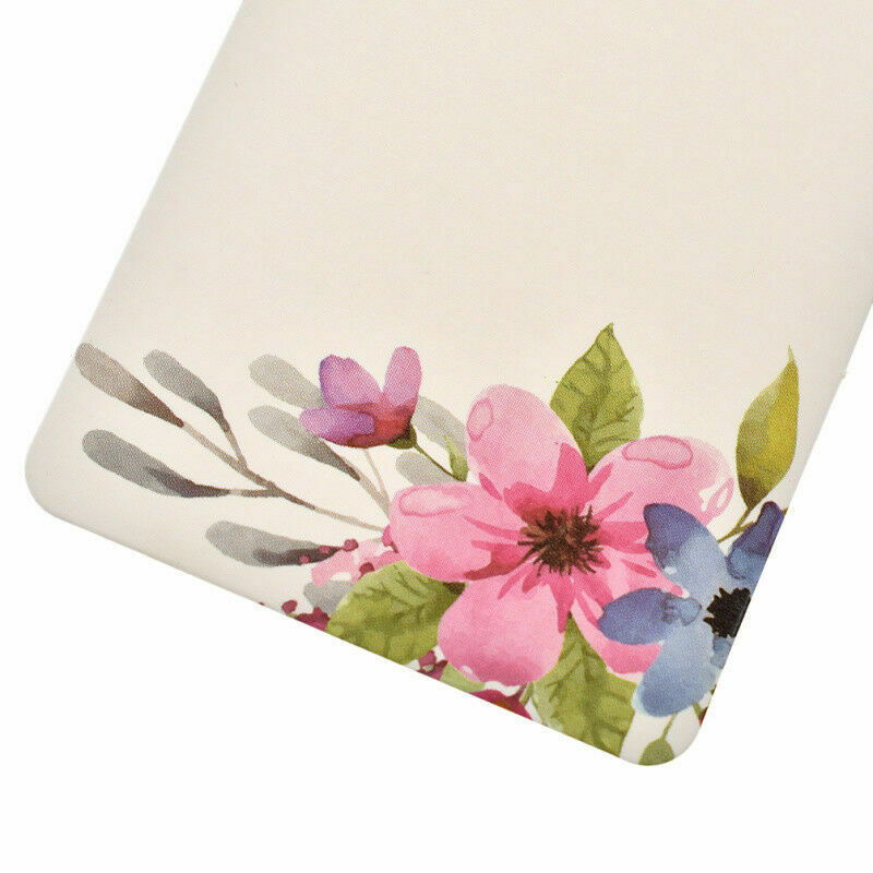 50PCS Flower Message Card Wedding Birthday Party Bless Greating Xmas Memory Gift
