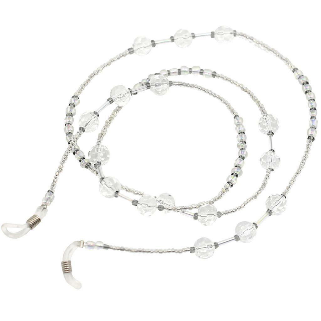 Lots Transparent Beads Eyeglass Spectacle Glasses Chain Neck Strap Lanyard