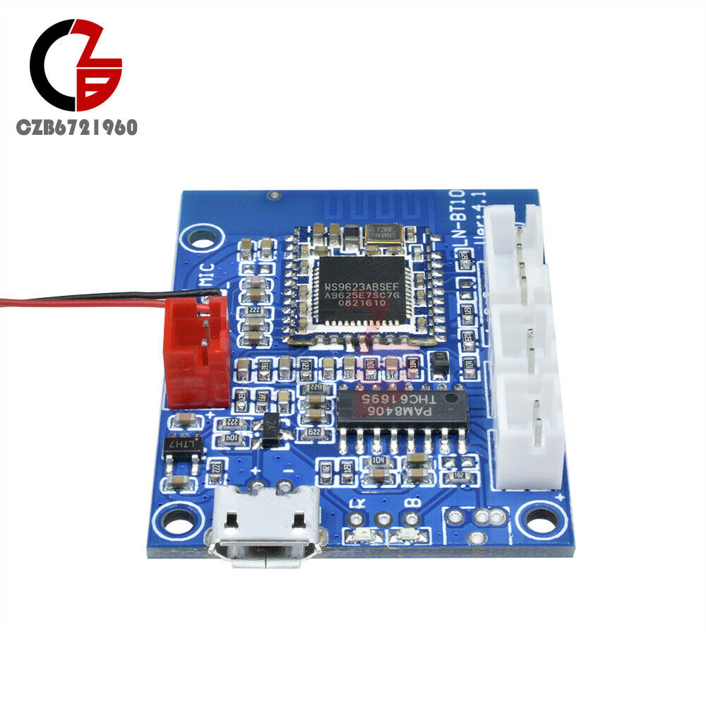 PAM8406 Bluetooth 4.1 Audio Receiver Module 2*5W Amplifier Board Hand-Free Call